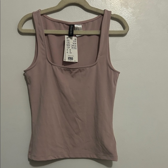 NWT H&M Mauve Tank Top size XS - Picture 2 of 2